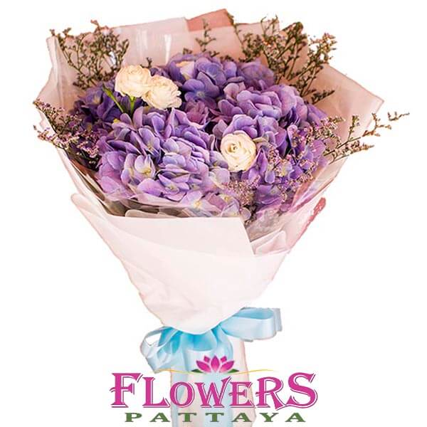 Tender Dream bouquet from Hydrangea - Flower Delivery Pattaya