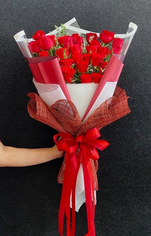 25 Premium Red Roses - Flower Delivery Pattaya