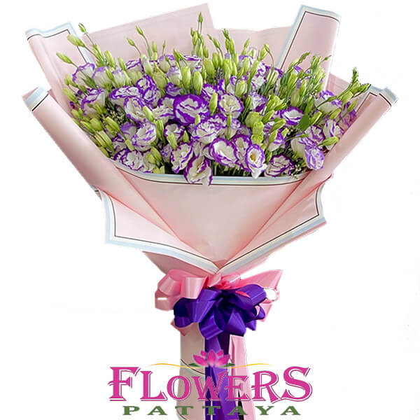 Flowers-Pattaya - Eustoma Flower Bouquet