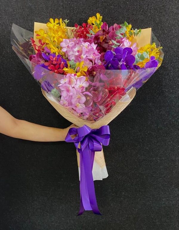 Mixed Orchids bouquet 2 - Flower Delivery Pattaya