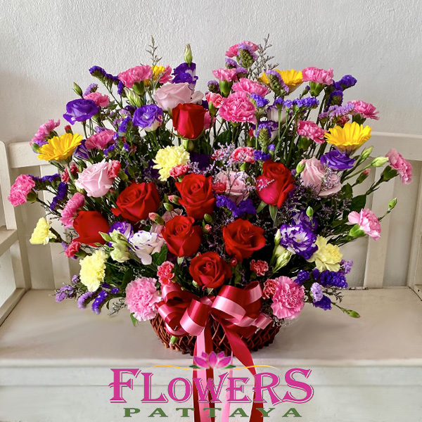 My Sunshine flower basket - Flowers-Pattaya
