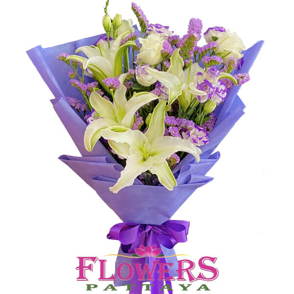 White Star bouquet - Flower Delivery Pattaya