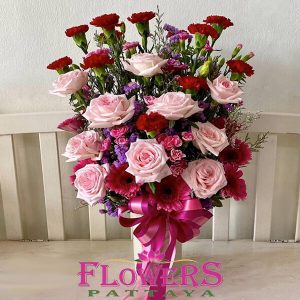 Summer Breese (Roses, Carnations and Gerberas) - Flowers-Pattaya