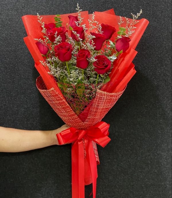 10 Red Roses (Valentine's day delivery)
