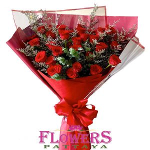 33 Red Roses - Flower Delivery Pattaya