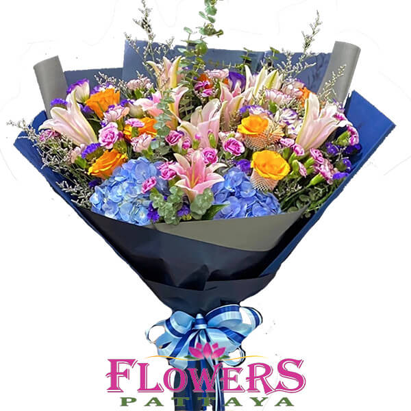 Flower Delivery Pattaya - Floral Fantasy bouquet
