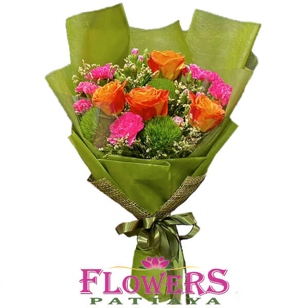 Fresh Love bouquet - Flower Delivery Pattaya