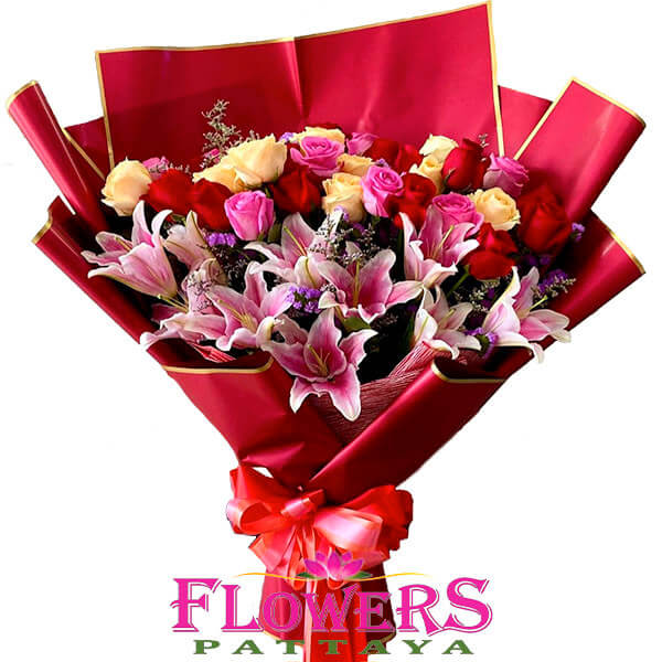 You're Beautiful bouquet (mixed flowers) from Flowers-Pattaya