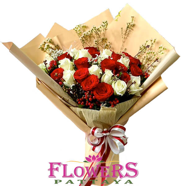 Promise of Love bouquet - Flower Delivery Pattaya