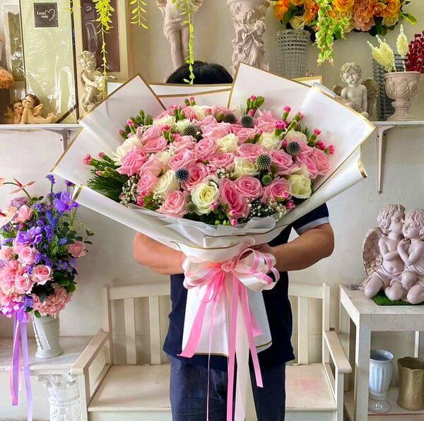 Roseate Harmony bouquet - Flowers-Pattaya (original size)