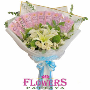 5000 THB Money bouquet from Flower Delivery Pattaya