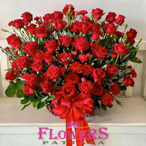 Passion Love flower basket - Flowers-Pattaya