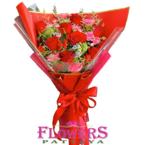 Pure Romantic bouquet - Flowers-Pattaya flower shop